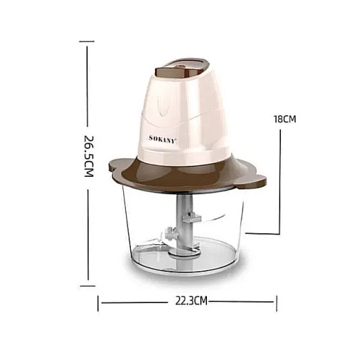 Измельчитель электрический Sokany SK-7006 для мяса и овощей фото 5