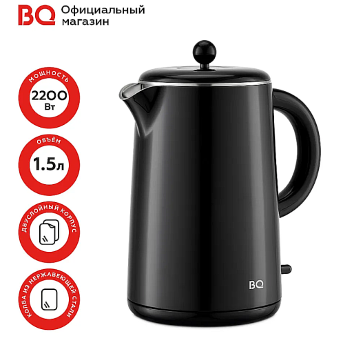 Чайник электрический BQ KT1722S Black