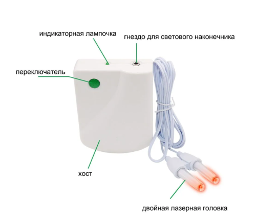 Прибор от насморка "Здоровый носик", инфракрасный препарат для лечения ринита фото 3
